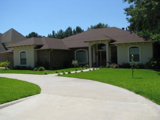 Single-story stucco home