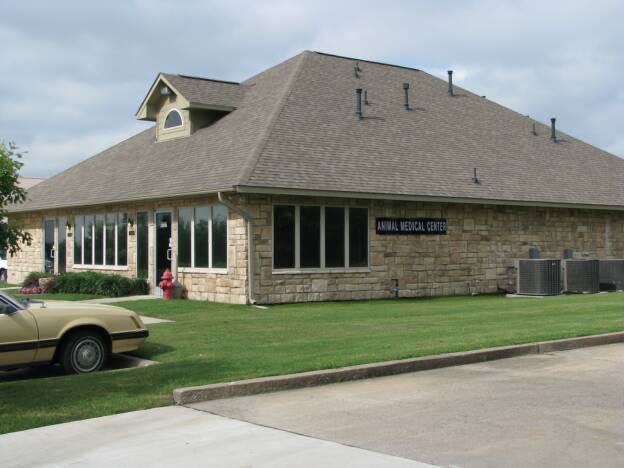 Stone office building